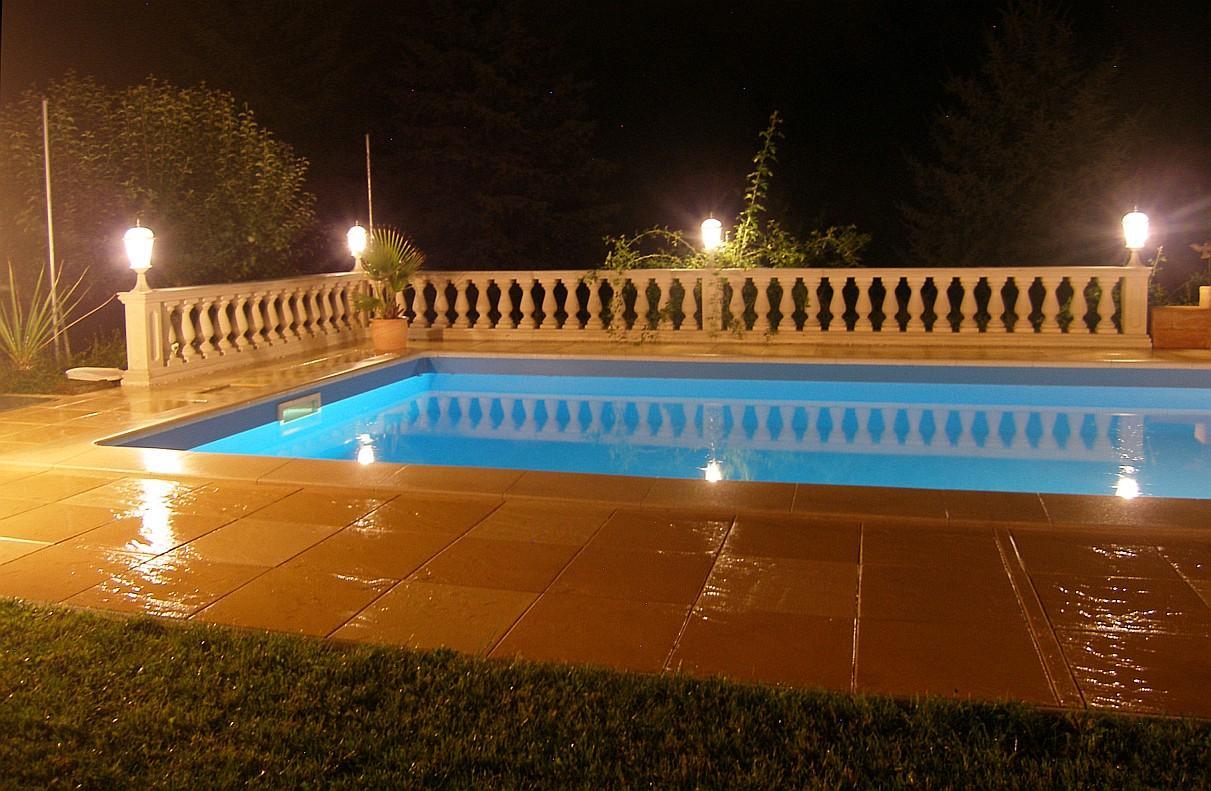 Balustrade für Terrasse Garten Pool Schwimmbecken 