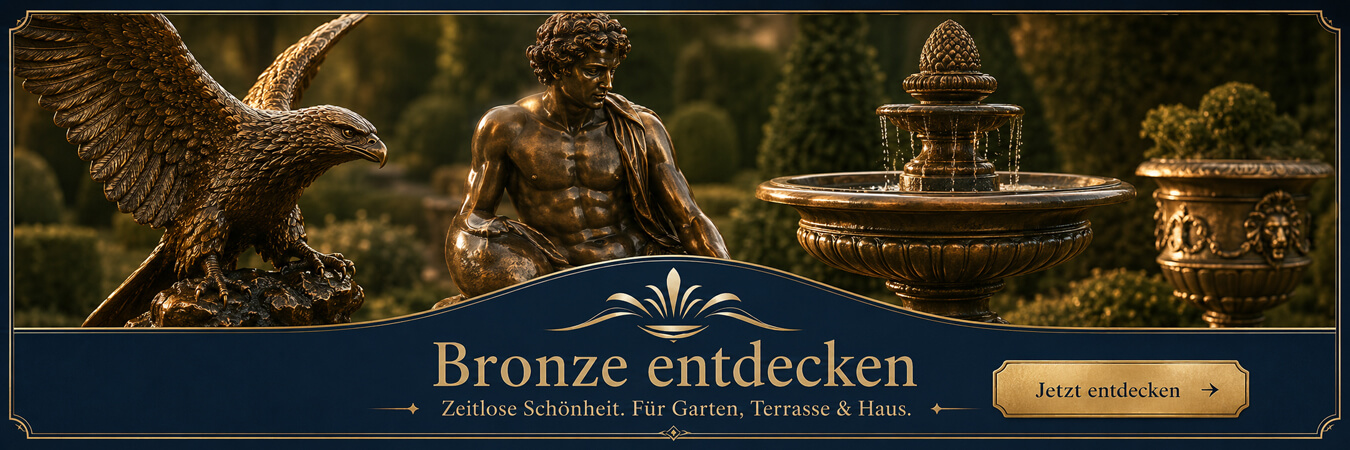 Bronze Figuren Brunnen Sonnenuhren