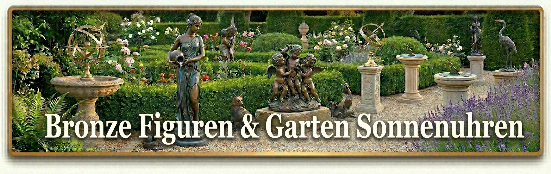 123 # Bronze Figuren Brunnen Sonnenuhren