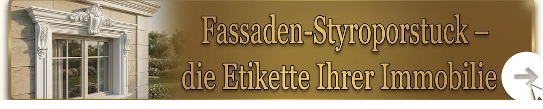 Fassaden Styroporstuck