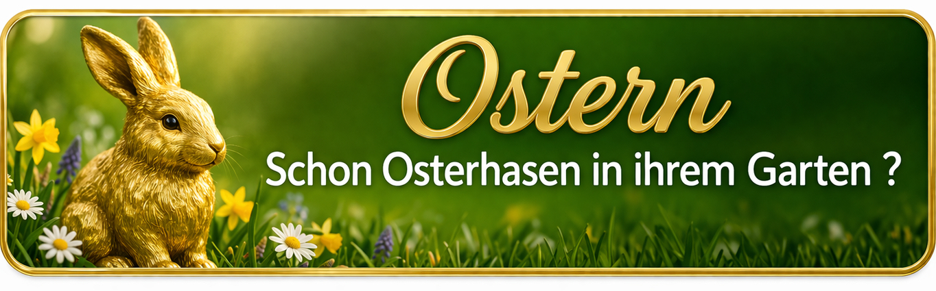 Osterhasen Steinfiguren