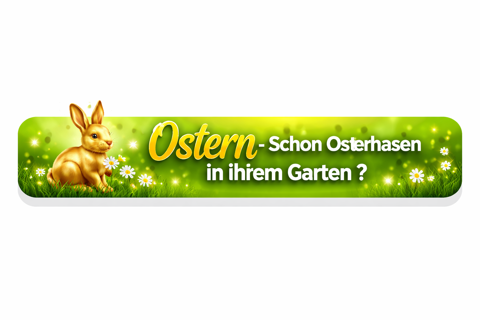 Osterhasen Steinfiguren Small Button