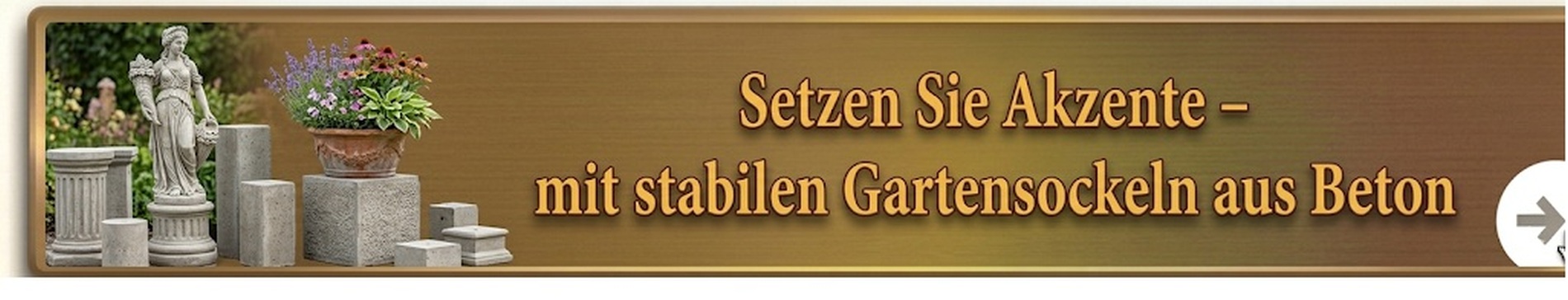 Sockel Garten Pflanzgefäße