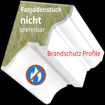 fassadenstuck Profile und Leisten nicht brennbar