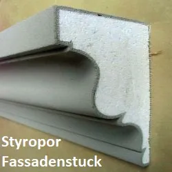 Fassadenstuck, Styroporstuck, Profile
