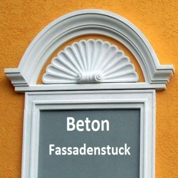Fassadenstuck,Fensterbekrönung,Beton,Stuck