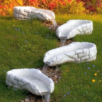 Garten Wasserlauf Becken Bachlauf