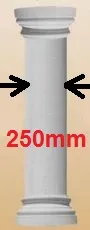 Styropor Säulenverkleidung 25cm rund
