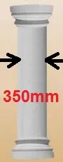 Styropor Säulenverkleidung 35cm rund