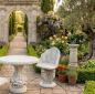 Preview: Steinsessel dekorativer Gartensessel aus Stein mit Drachen als Betonsessel 85cm 90kg