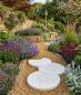 Preview: Trittstein Betonplatten 49cm mit Ausbuchtung Gartenweg Trittplatten