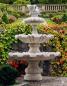 Preview: Kaskaden Gartenbrunnen mit Tauben Figur 2 Wasserschalen Springbrunnen 175cm