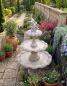Preview: Garten Kaskadenbrunnen mit Tauben Figur