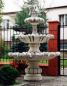 Preview: Kaskaden Etagen Gartenbrunnen mit Tauben Figur