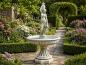 Preview: Gartenbrunnen mit großer Wasserschale Figur Wasserträgerin Frau mit Wasserkrug