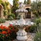 Preview: Gartenbrunnen Turteltauben Wasserpilz Kaskaden Garten Springbrunnen 146cm