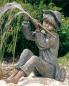 Preview: Bronze Figur Flötenspieler