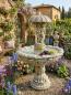 Preview: Gartenbrunnen Kinder Schirmbrunnen mit Figuren Gruppe Garten Springbrunnen 163cm