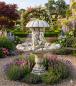 Preview: Gartenbrunnen Kinder Schirmbrunnen mit Figuren Gruppe Garten Springbrunnen 163cm