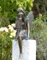 Preview: Bronze Figur Elfe mit Schmetterling