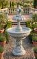 Preview: Garten Bbrunnen mit Kreuzblumen Wasserspeier Brunnenschale Springbrunnen 181cm