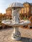 Preview: Gartenbrunnen Schirmbrunnen mit Figurengruppe 160cm Springbrunnen