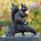Preview: Kleines Eichörnchen Bronze Figur