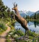 Preview: Bronze Figur Berg Ziege