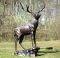 Preview: Bronze Figur Hirschfigur