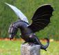 Preview: Bronze Drachen Wasserspeier Figur