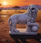 Preview: Löwenfigur stehend in der Savanne