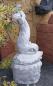 Preview: Triton Fisch Brunnenfigur Gartendekoration Welz Gartenteich Figur mit Sockel 146cm