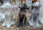 Preview: Labrador Figuren weiss antharzit hellgrau