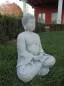 Preview: betende Buddha Steinfigur