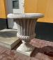 Preview: Große Pflanzamphore klassische Ziervase Blumen Pflanzgefäß aus Beton Steinguss 94cm 164kg