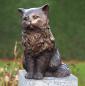 Preview: Bronze Garten Figur Katzen Figur