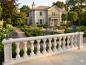 Preview: Balustrade Weißbeton 83cm hoch 125cm lang mit 5 Baluster Säulen keinen Pfeiler