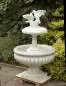 Preview: Gartenbrunnen mit Tauben Steinfigur