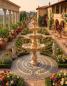 Preview: Kaskaden Gartenbrunnen - Standbrunnen mit 3 Wasserschalen als Springbrunnen 220cm
