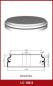 Preview: LC102-3 Säulenbasis Sockel für Styropor Säule mit 305mm Durchmesser