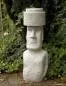 Preview: Rapa Nui Tiki Skulptur mit Hut