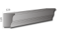 Preview: Fassadenstuck Styroporprofile für Traufkanten als Styroporstuck Gesims Profile 125x120mm 300cm N3A
