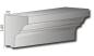 Preview: Fassadenstuck Gesimsprofile Styroporstuck Fassadenleisten Stuck Profile 170x80mm 300cm P4A