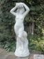 Preview: Gartenfigur Frau mit Blumenbukett im Haar Frauenskulptur Beton 130cm