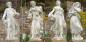 Preview: Gartenfigur Vier Jahreszeiten aus Beton Steinguss antikweiss