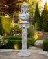 Preview: Frauen Skulptur Büste mit Säule Beton Steinfigur Gartendekoraion 130cm 87kg