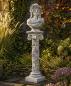 Preview: Frauen Skulptur Büste mit Säule Beton Steinfigur Gartendekoraion 130cm 87kg