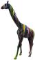 Preview: bunte Giraffe als Gartenfigur 