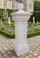 Preview: Zaunpfeiler mit Beton Kugel Abdeckung
