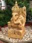 Preview: Ganesha Steinfigur ocker Farben